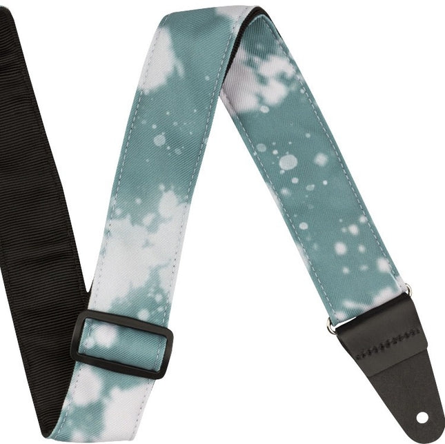 Fender Tie Dye Acid Wash Guitar Strap, Teal