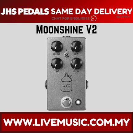JHS Moonshine V2 Overdrive Guitar Effects Pedal