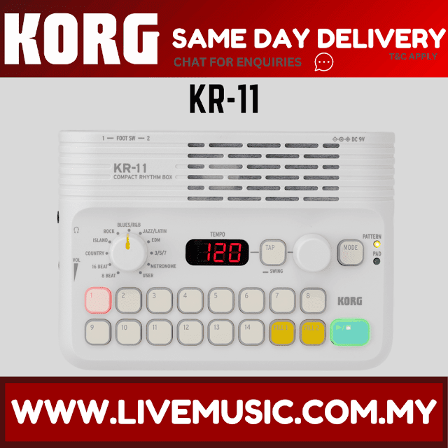 Korg KR-11 Compact Rhythm Box ( KR11 KR 11 )