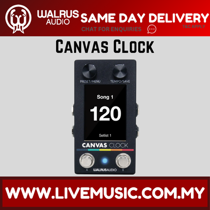 Walrus Audio Canvas MIDI Clock Guitar Pedal