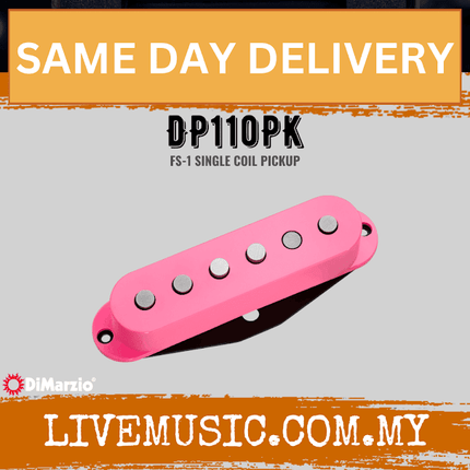 DiMarzio DP110PK FS-1 Guitar Pickup - Pink (DP110 PK/DP110-PK)