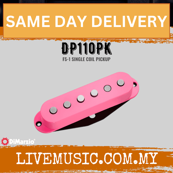 DiMarzio DP110PK FS-1 Guitar Pickup - Pink (DP110 PK/DP110-PK)