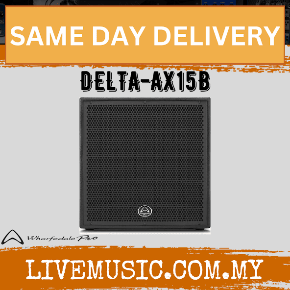 WHARFEDALE PRO DELTA-AX15B Series 900 Watts RMS 15" Active Subwoofer(DELTA AX15B DELTAAX15B)