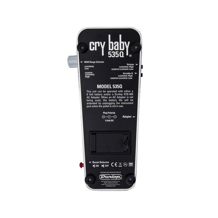 Jim Dunlop 535Q-B Cry Baby 535Q Multi-wah Pedal - Black (535QB / 535Q B)
