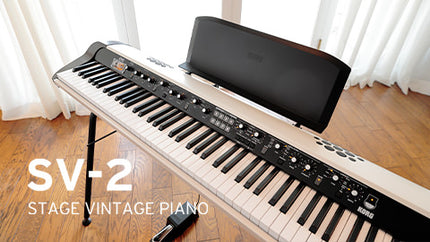 Korg SV-2S 73 Key Stage Vintage Piano With RH3 Hammer Action 128 Polyphony (SV2/SV 2/SV2S/SV 2S/SV2S73/SV 2S-73)