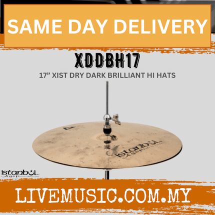 Istanbul Agop XDDBH17 17" Xist Dry Dark Brilliant Crash Cymbal (XDDBH 17/XDDBH-17)