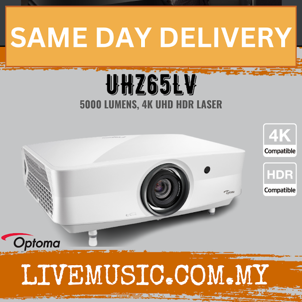 Optoma UHZ65LV 4K UHD Laser Home Cinema Projector ( UH Z65LV / UH-Z65LV )