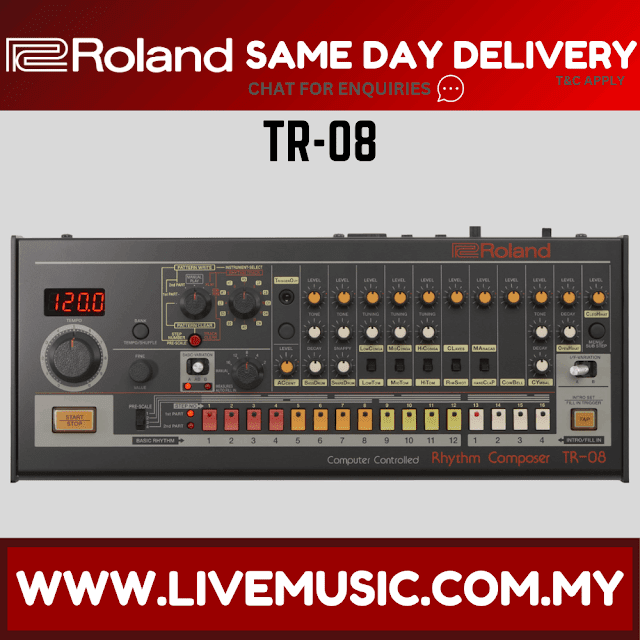 Roland TR-08 - Rhythm Composer Boutique Series Module (TR08/TR 08)