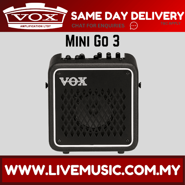 Vox Mini Go 3 - 3-watt Portable Modeling Amp (MiniGo3/MiniGo/Mini-Go-3)