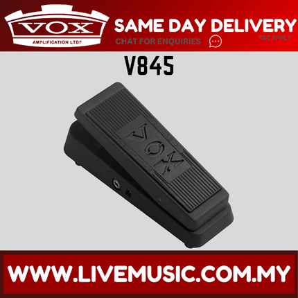 Vox V845 - Classic Wah Guitar Effects Pedal (V-845/V846/V847/V860)