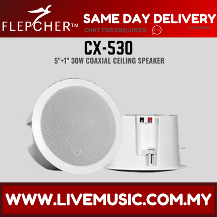 Flepcher CX-530 Coaxial Ceiling Speaker ( CX530 / CX 530 )