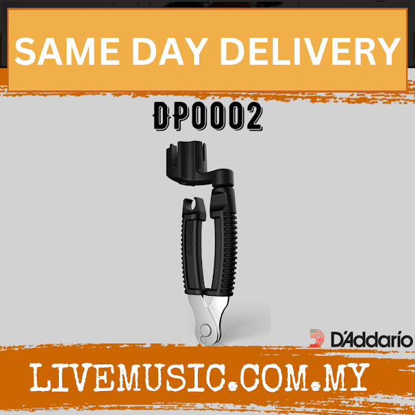 D'Addario DP0002 Planet Waves Pro Winder - Winder and Cutter For Guitar String - Black (DAddario)