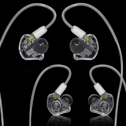 Mackie MP-460 Balanced Quad-driver Professional In-Ear Monitors (MP460/MP 460)