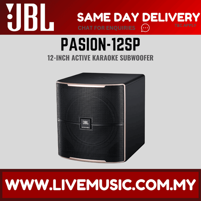 JBL PASION-12SP 12' Active Karaoke Subwoofer 300w - ( PASION12SP PASION 12SP )