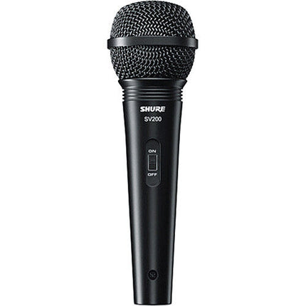 Shure SV200 Dynamic Vocal Microphone with XLR to QTR Cable, 6.3 mm ( SV-200 / SV 200 )