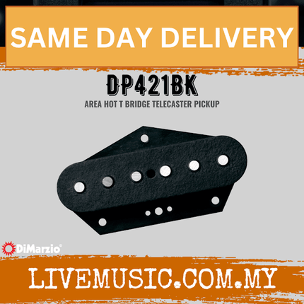 DiMarzio DP421BK Area Hot T Bridge Pickup - Black (DP 421BK/DP-421BK)