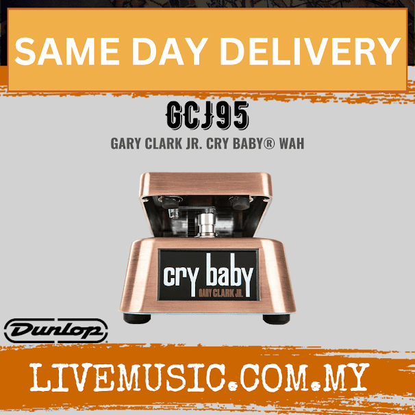 Jim Dunlop GCJ95 Gary Clark Jr. Cry Baby Wah Pedal (GCJ-95)