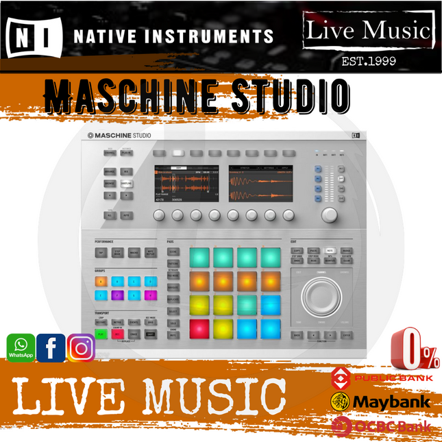 Native Instruments Maschine Studio Groove Production - White