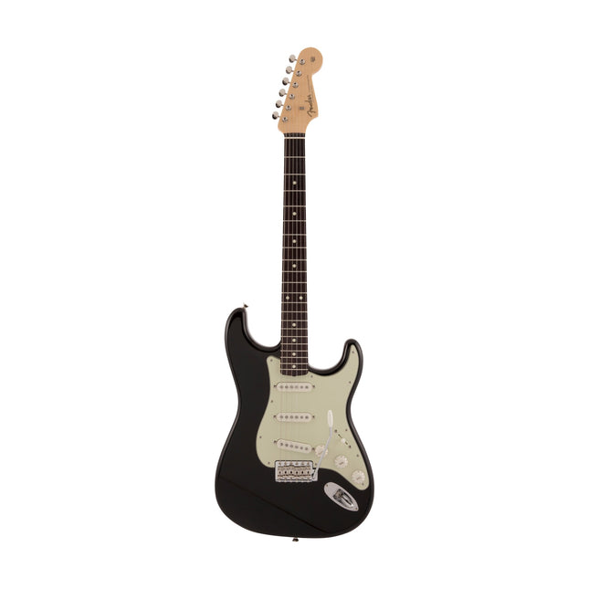Fender Japan Traditional II 60s Stratocaster Electric Guitar, RW FB, Black
