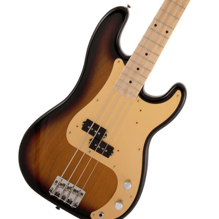 Fender Japan Heritage 50s Precision Bass Guitar, Maple Fretboard - 2-Tone Sunburst