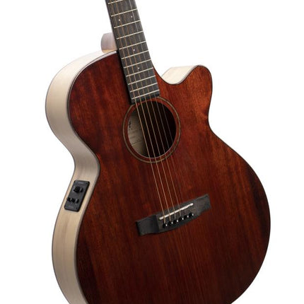 Cort SFX-Myrtlewood Acoustic-Electric Guitar with Bag - Brown Gloss (SFX MYRTLEWOOD)