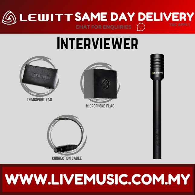 Lewitt Interviewer Omnidirectional Dynamic Microphone