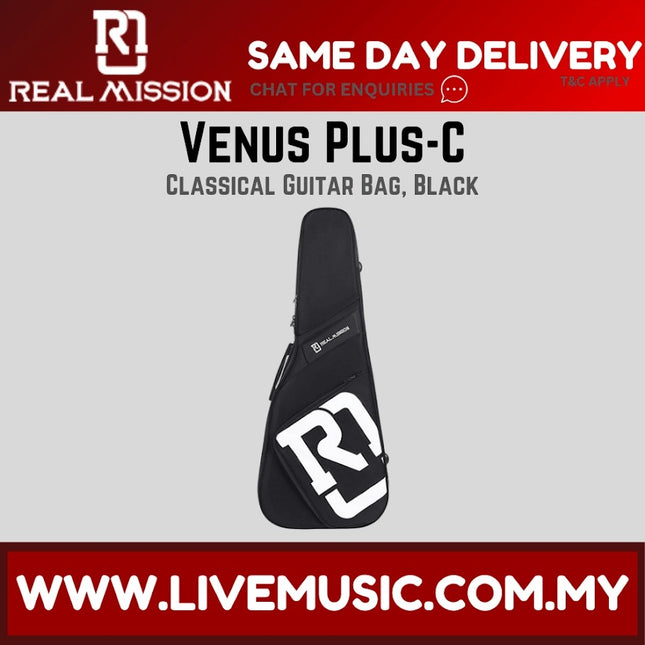 Real Mission Venus Plus-C Classical Guitar Bag ( VENUSPLUSC VENUS-PLUS VENUS+ )