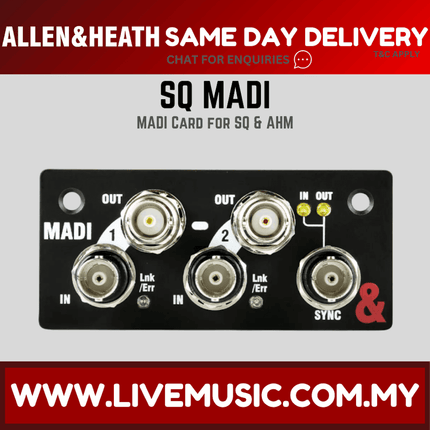 Allen & Heath SQ MADI Module for SQ Mixers ( SQMADI / SQ-MADI )