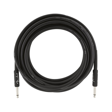 Fender Professional Series Instrument Cable, 18.6ft - Black