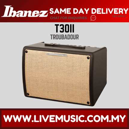 Ibanez Troubadour T30II 30-Watt Acoustic Combo Amplifier ( T30 II / T30-II )