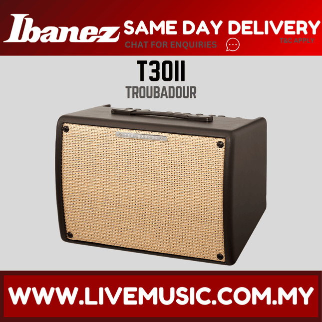 Ibanez Troubadour T30II 30-Watt Acoustic Combo Amplifier ( T30 II / T30-II )