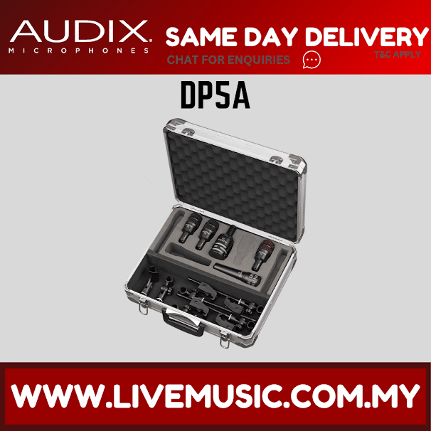 Audix DP5A 5-Piece Drum Microphone Package ( DP-5A / DP 5A )