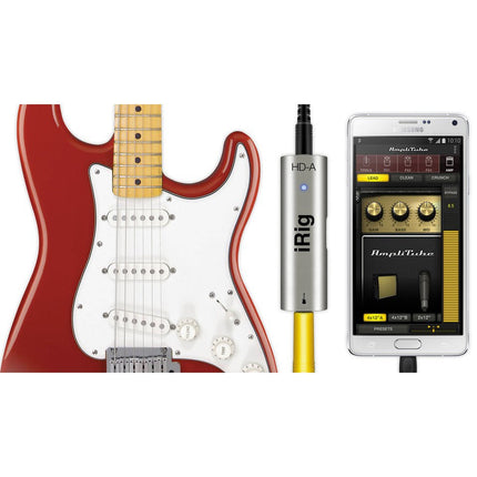 IK Multimedia iRig HD-A Digital Guitar Interface For Samsung Android ( HDA )