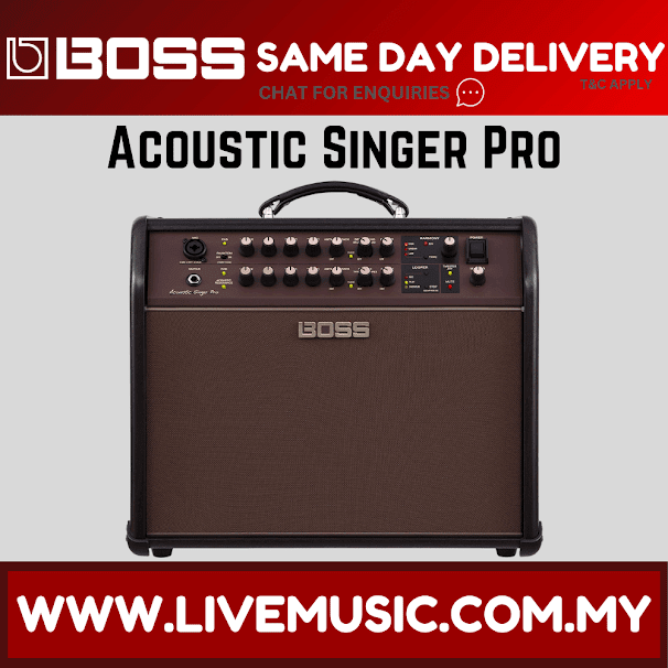Boss ACS-PRO Acoustic Singer Pro - 120 watt Acoustic Guitar Combo Amplifier (ACSPRO)