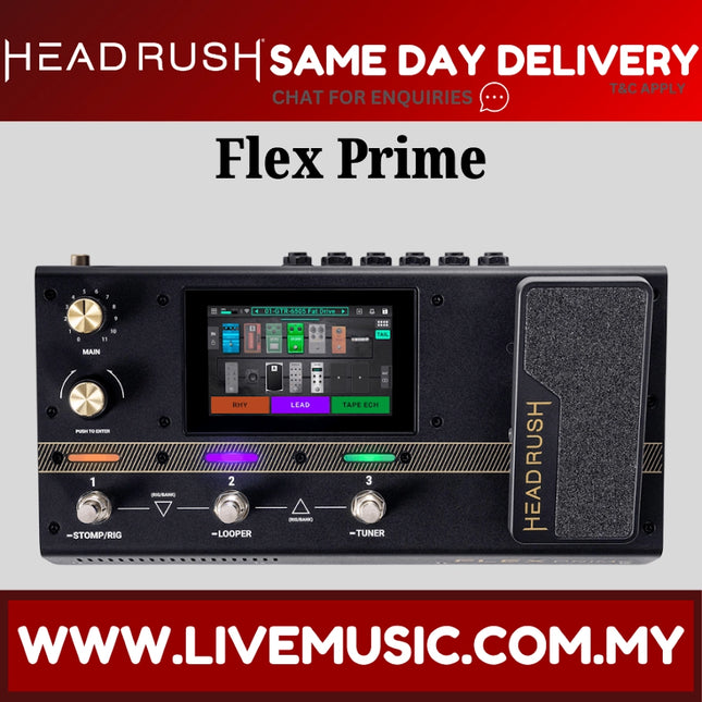 Headrush Flex Prime Guitar Multi-effects/Amp Modeler ( FLEXPRIME )