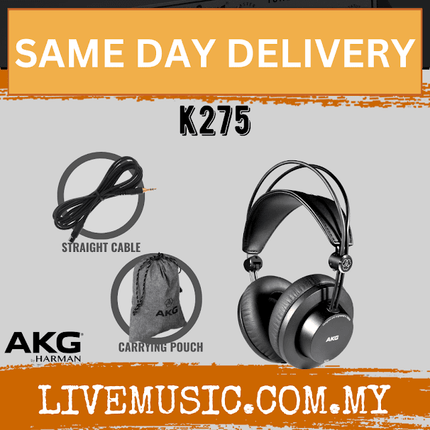 AKG K275 Over-Ear, Closed-Back Studio Headphones (K-275/K 275)