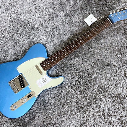 Fender Japan Traditional II 60s Telecaster Electric Guitar, Roasted Maple Neck / Rosewood Fretboard - Lake Placid Blue