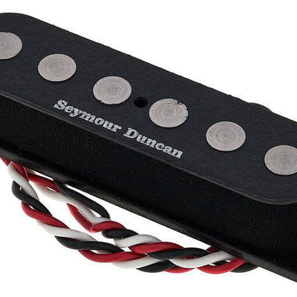 Seymour Duncan SSL-4 Quarter Pound Flat Pole Strat Pickup, Black (SSL4)