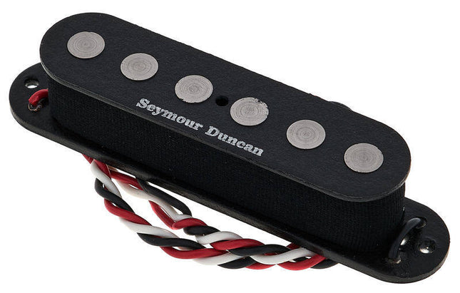 Seymour Duncan SSL-4 Quarter Pound Flat Pole Strat Pickup, Black (SSL4)