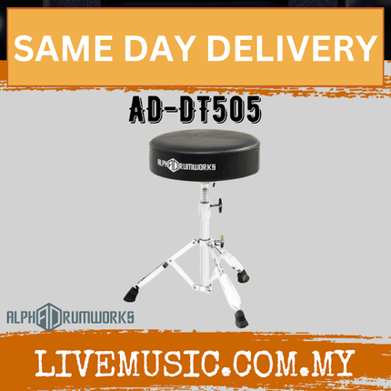 Alpha Drumworks AD-DT505 Drum Throne ( ADDT505 DT505 )