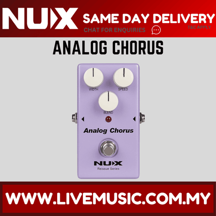 NUX Reissue Series Analog Chorus Effects Pedal