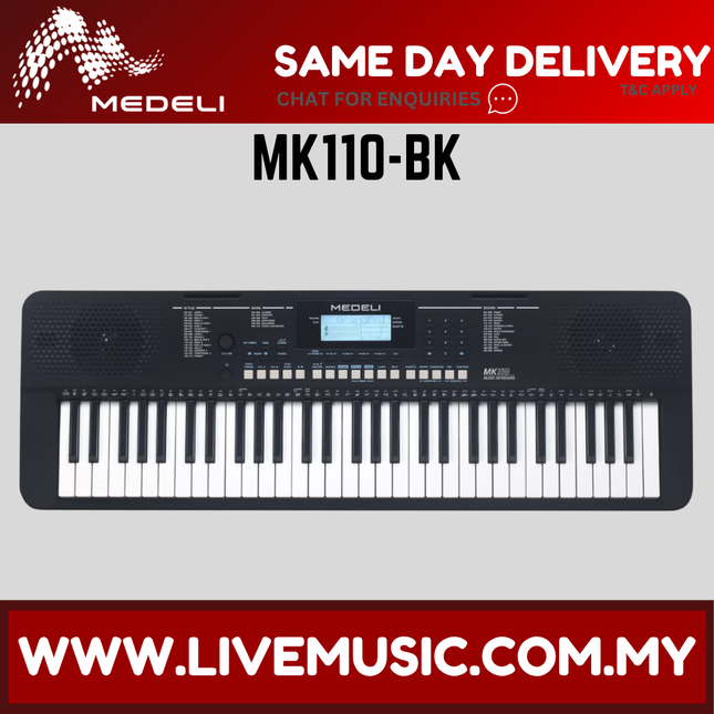 Medeli MK110 Millenium Series 61 Keys Portable Keyboard ( MK-110 / MK 110 / MK100 / MK 100 ) replace MK100