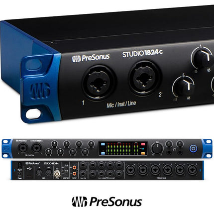 PreSonus Studio 1824c USB-C Audio Interface / 18-in/18-out USB-C Audio Interface
