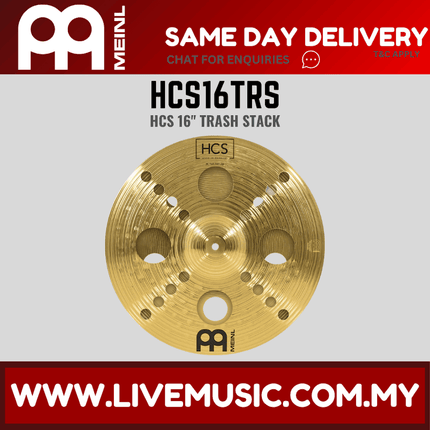 Meinl Cymbals HCS16TRS 16inch HCS Trash Stack (Pair)