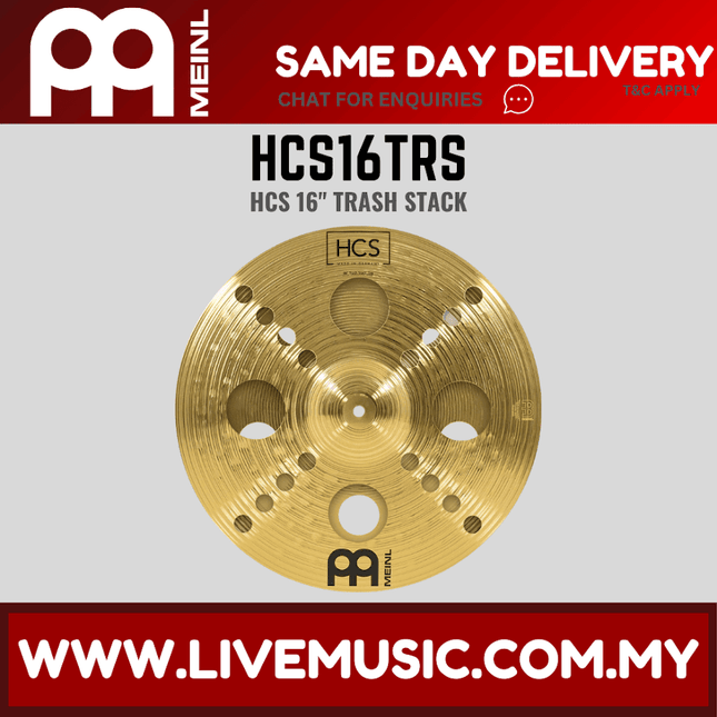 Meinl Cymbals HCS16TRS 16inch HCS Trash Stack (Pair)