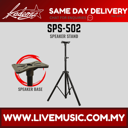 Kadenza SPS-502 Speaker Stand , High Quality Affordable Stand for Speaker - Each ( SPS502 / LMC )