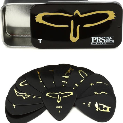 PRS Gold Birds Assorted Thin Guitar Picks w/Tin - 12-Pack