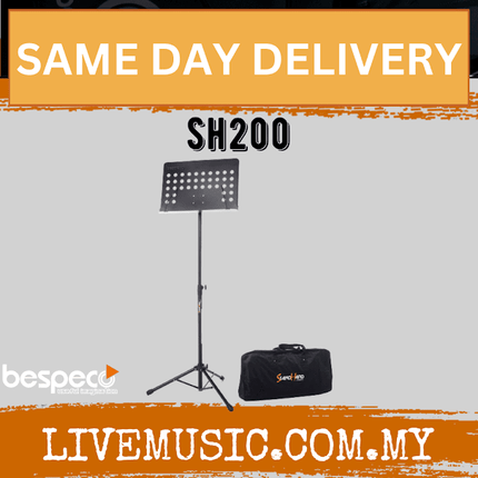 Bespeco SH200 Professional Music Stand with Bag ( SH-200 / SH 200 )