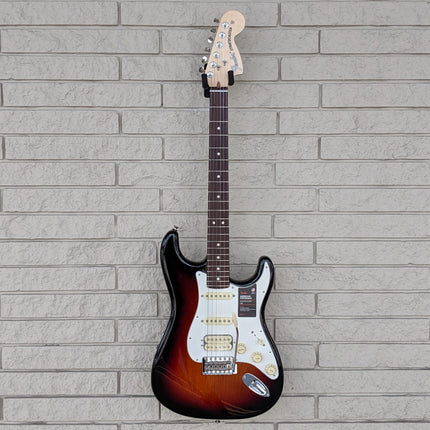 Fender American Performer HSS Stratocaster Electric Guitar, Rosewood Fretboard with FREE Deluxe Gig Bag, 3-Tone Sunburst