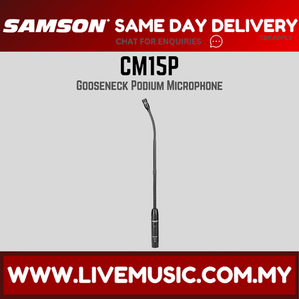 Samson CM15P 15" Mini Gooseneck Podium Microphone (CM 15P/CM-15P)
